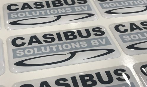 Casibus 3D Doming Hi-tack sticker