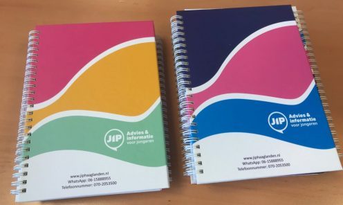 JIP Bedrukte spiraal notitieboek