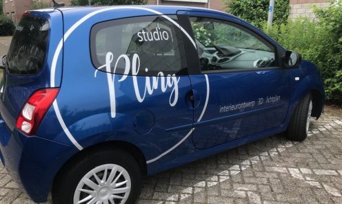 Pling Bedrijfslogo op auto