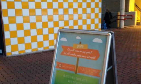 Poster op blueback paper