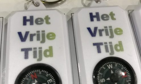 Vrije Tijd Kompas-Sleutelhanger